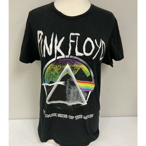 Pink Floyd Dark Side of The Moon Graphic Concert Band Tour T-Shirt M Pyramid Log